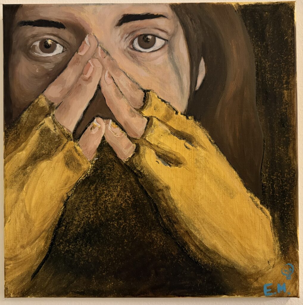 Autoportrét, olej / Self-portrait, oil