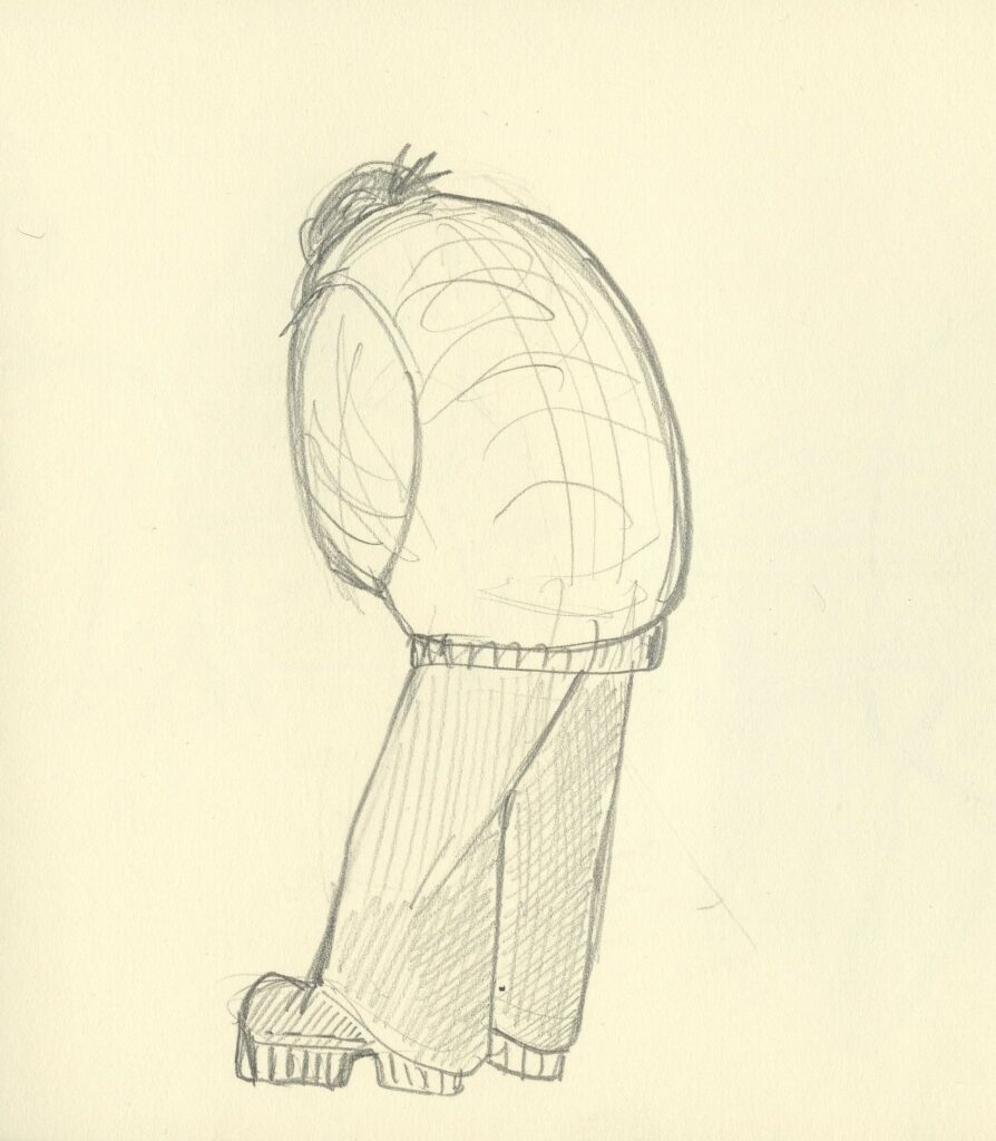 Kulatá bunda nejde zapnout / Round jacket cannot be fastened