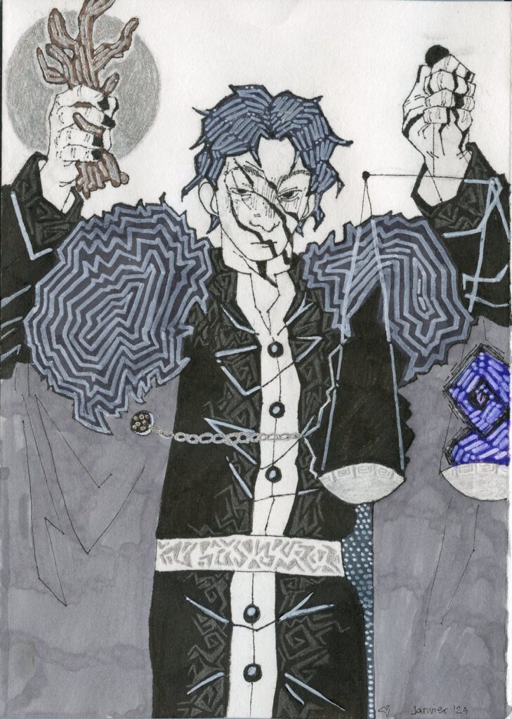Temnyj, postava z knižní trilogie Světlo a stíny / The Darkling, character from the Shadow and Bone book trilogy